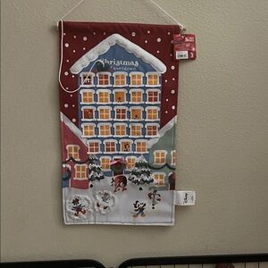 Disney Festive Red and White Countdown Calendar